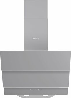 Wiggo WE-E533G(G) - Schuine Afzuigkap - 50cm - Grijs Triple Glas