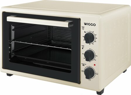 Wiggo WMO-E353(C) - Vrijstaande oven - 35 liter - Creme