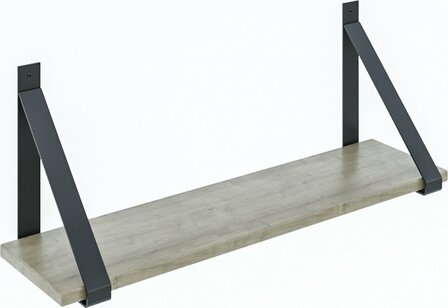 Gorillz Wagon 38 - Industri&euml;le Plankdragers - 2 Stuks - Plankendragers Staal - Mat zwart