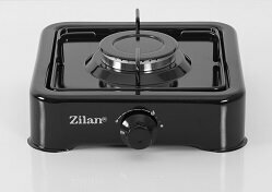 Zilan - Gas Kooktoestel 1 pits - Campingkooktoestel - Gaskookplaat - Koken in noodsituaties - Zwart