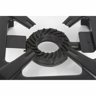 Zilan Industri&euml;le Wokbrander voor Buiten &ndash; Gas Kookbrander >25.000 kcal &ndash; Midi Gas Cooker met Gietijzeren Brander &ndash; Geschikt voor Wokken, Camping &amp; Noodsituaties