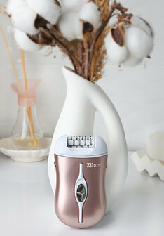 Zilan Luna 3-in-1 Epilator &ndash; Scheerapparaat &amp; Trimmer &ndash; Draadloos &ndash; 32 pincetten &ndash; Voor Benen, Oksel &amp; Bikinilijn &ndash; ZLN8788