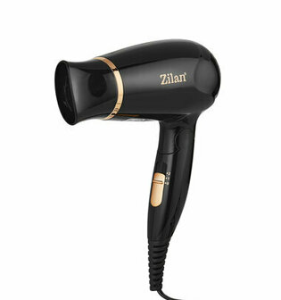 Zilan ZLN2953 1200 W Haardroger &ndash; Compacte F&ouml;hn met 2 Snelheden &amp; 2 Warmtestanden &ndash; Opvouwbaar Handvat &ndash; Inclusief Concentrator