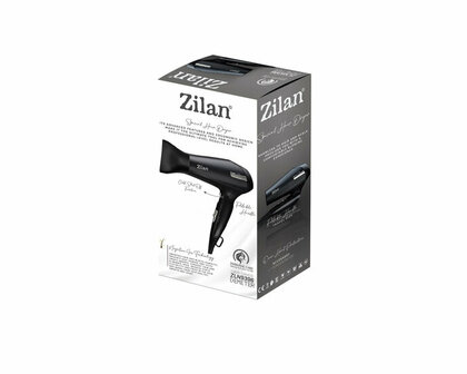 Zilan F&ouml;hn ZLN9396 &ndash; 2000W Krachtige Haardroger &ndash; Ionische Technologie &ndash; Inklapbare Reisf&ouml;hn &ndash; 2 Warmtestanden &amp; Coolshot &ndash; Zwart