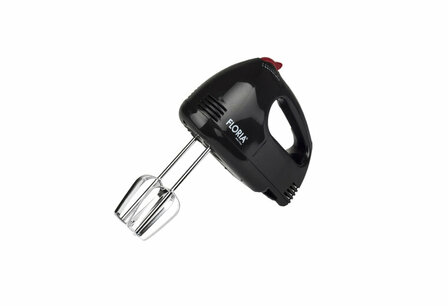 Floria Handmixer ZLN7567 &ndash; 150W &ndash; 7 Snelheden &ndash; Inclusief Gardes &amp; Deeghaken &ndash; Zwart