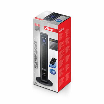 Torenverwarming + Torenventilator - 2400 Watt - Keramische verwarming - Stille torenkachel - Afstandsbediening