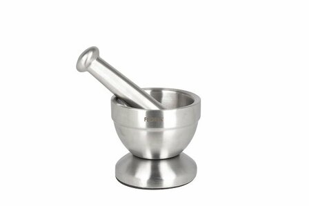 Zilan - RVS Vijzel met stamper - Mortar pestle - Extra sterk - &Oslash; 10cm