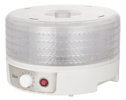 Zilan Voedseldroger ZLN2037 -5 Lagen -250W-BPA vrij -Tot 2 Liter Fruit, Groente, Vlees &amp; Kruiden Drogen