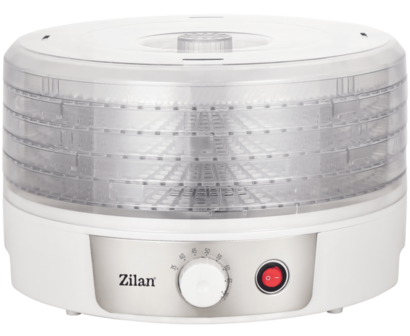 Zilan Voedseldroger ZLN2037 -5 Lagen -250W-BPA vrij -Tot 2 Liter Fruit, Groente, Vlees &amp; Kruiden Drogen