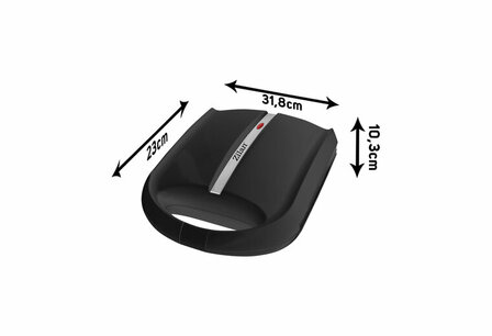 Zilan ZLN-2816 Notenkoekjesmaker XL - Wafelnootjes maker -1600 W -Cake Pop Maker-Anti-aanbak &amp; Cool-Touch -Zwart