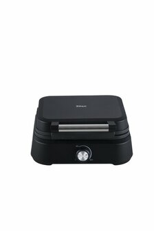 Zilan Wafelijzer 1500W - Dubbele Wafelmaker met Thermostaat - Anti-aanbak Wafelijzer- Belgische Wafels - Zwart