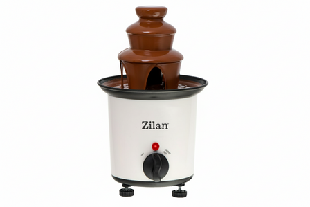 Zilan ZLN2144 Luxe Chocoladefontein &ndash; Chocolade fondue 200 ml &ndash; 30W &ndash; Max. 80 &deg;C &ndash; Compact &amp; Energiezuinig &ndash; Perfect voor Feest, Fondue &amp; Romantische Avonden &ndash; Eenvoudig Schoon te Maken