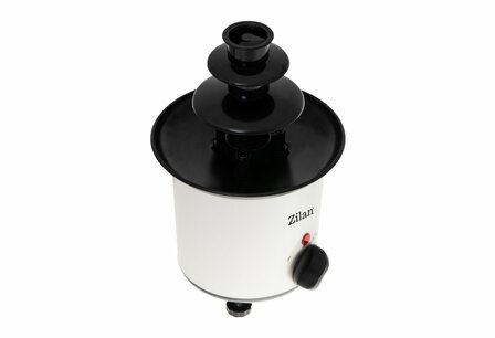 Zilan ZLN2144 Luxe Chocoladefontein &ndash; Chocolade fondue 200 ml &ndash; 30W &ndash; Max. 80 &deg;C &ndash; Compact &amp; Energiezuinig &ndash; Perfect voor Feest, Fondue &amp; Romantische Avonden &ndash; Eenvoudig Schoon te Maken