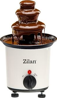 Zilan ZLN2144 Luxe Chocoladefontein &ndash; Chocolade fondue 200 ml &ndash; 30W &ndash; Max. 80 &deg;C &ndash; Compact &amp; Energiezuinig &ndash; Perfect voor Feest, Fondue &amp; Romantische Avonden &ndash; Eenvoudig Schoon te Maken