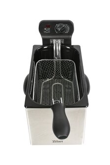 Zilan ZLN1819 Frituurpan&ndash; 3L &ndash; RVS &ndash; 2180 Watt Friteuse - Met Koude Zone &amp; Uitneembare Binnenpan