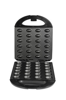 Zilan ZLN-2816 Notenkoekjesmaker XL - Wafelnootjes maker -1600 W -Cake Pop Maker-Anti-aanbak &amp; Cool-Touch -Zwart