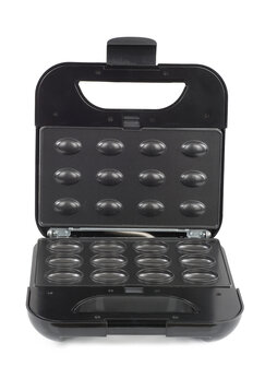 Zilan 5-in-1 Sandwich Maker (800 W) -Grill, Wafel, Panini &amp; Nutty Platen -Non-stick Contactgrill Set -Zwart/Zilver