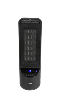 Zilan Keramische Torenkachel &ndash; 2000W &ndash; Elektrische Kachel &ndash; Thermostaat 10-35&deg;C &ndash; Afstandsbediening &ndash; Oscillatie &ndash; Timer &ndash; LED Display &ndash; Zwart