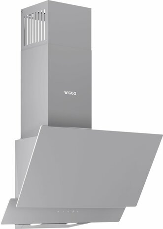 Wiggo WE-E523G(G) - Schuine Afzuigkap - 50cm - Grijs Dubbel Glas