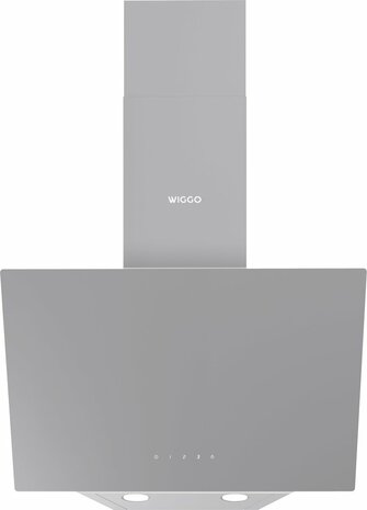 Wiggo WE-E513G(G) - Schuine Afzuigkap - 50cm - Grijs Glas