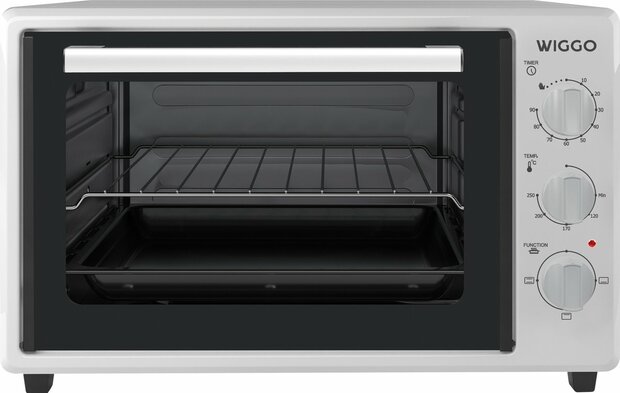 Wiggo WMO-E353(W) - Vrijstaande oven - 35 liter - Wit