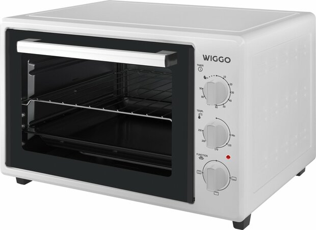 Wiggo WMO-E353(W) - Vrijstaande oven - 35 liter - Wit