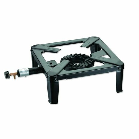 Zilan Industri&euml;le Wokbrander voor Buiten &ndash; Gas Kookbrander >25.000 kcal &ndash; Midi Gas Cooker met Gietijzeren Brander &ndash; Geschikt voor Wokken, Camping & Noodsituaties