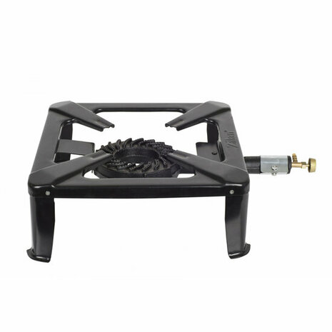 Zilan Industri&euml;le Wokbrander voor Buiten &ndash; Gas Kookbrander >25.000 kcal &ndash; Midi Gas Cooker met Gietijzeren Brander &ndash; Geschikt voor Wokken, Camping & Noodsituaties