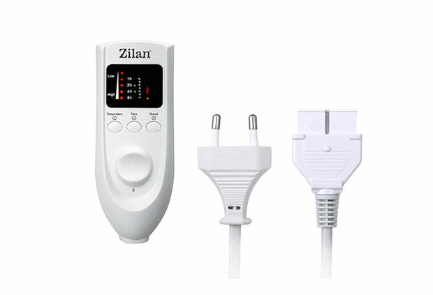 Zilan - Elektrische deken - Elektrische deken 1 persoons - 150 x 80 cm - snelle opwarmtijd - wasbaar