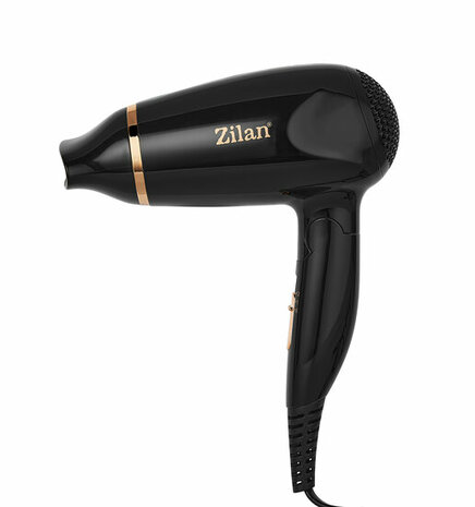 Zilan ZLN2953 1200 W Haardroger &ndash; Compacte F&ouml;hn met 2 Snelheden & 2 Warmtestanden &ndash; Opvouwbaar Handvat &ndash; Inclusief Concentrator