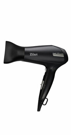 Zilan F&ouml;hn ZLN9396 &ndash; 2000W Krachtige Haardroger &ndash; Ionische Technologie &ndash; Inklapbare Reisf&ouml;hn &ndash; 2 Warmtestanden & Coolshot &ndash; Zwart
