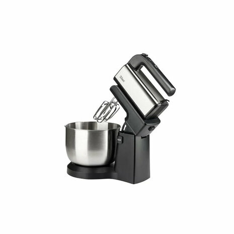 Zilan Handmixer met Kom 500W &ndash; Roterende Mengkom 3,5L &ndash; 5 Snelheden & Turbofunctie &ndash; Elektrische Mixer met Gardes en Deeghaken &ndash; RVS Kom