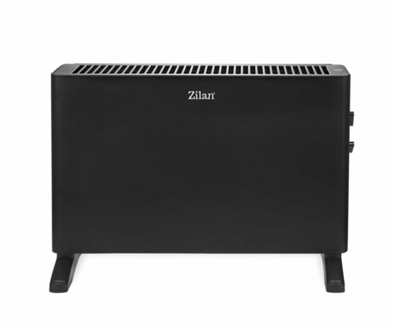 Zilan Convectorkachel 2000W &ndash; Elektrische Kachel met Thermostaat & 2 Warmtestanden &ndash; Vrijstaand, Stil & Draagbaar