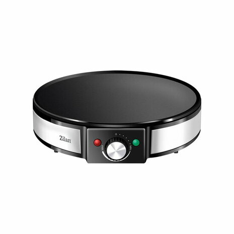 Zilan ZLN2922 Elektrische Cr&ecirc;pe- & Pannenkoekenmaker &Oslash;30 cm &ndash; 1200 W, Non-stick Bakplaat & Temperatuurregelaar &ndash; Flinterdunne Cr&ecirc;pes & Snel Schoonmaken