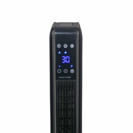 Torenverwarming + Torenventilator - 2400 Watt - Keramische verwarming - Stille torenkachel - Afstandsbediening