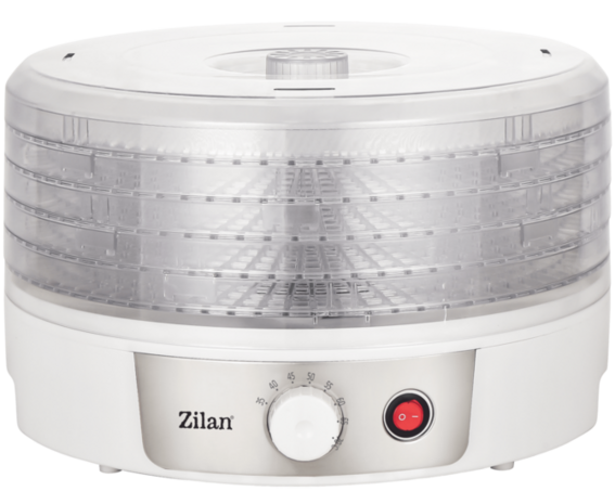 Zilan Voedseldroger ZLN2037 -5 Lagen -250W-BPA vrij -Tot 2 Liter Fruit, Groente, Vlees & Kruiden Drogen
