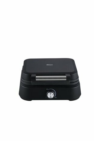 Zilan Wafelijzer 1500W - Dubbele Wafelmaker met Thermostaat - Anti-aanbak Wafelijzer- Belgische Wafels - Zwart