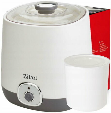 Zilan Yoghurtmaker 1 Liter - Automatische Yoghurt Maker - Stil & Energiezuinig - Wit