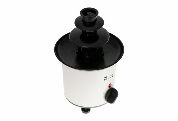 Zilan ZLN2144 Luxe Chocoladefontein &ndash; Chocolade fondue 200 ml &ndash; 30W &ndash; Max. 80 &deg;C &ndash; Compact & Energiezuinig &ndash; Perfect voor Feest, Fondue & Romantische Avonden &ndash; Eenvoudig Schoon te Maken