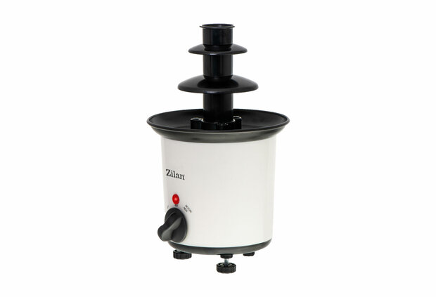 Zilan ZLN2144 Luxe Chocoladefontein &ndash; Chocolade fondue 200 ml &ndash; 30W &ndash; Max. 80 &deg;C &ndash; Compact & Energiezuinig &ndash; Perfect voor Feest, Fondue & Romantische Avonden &ndash; Eenvoudig Schoon te Maken