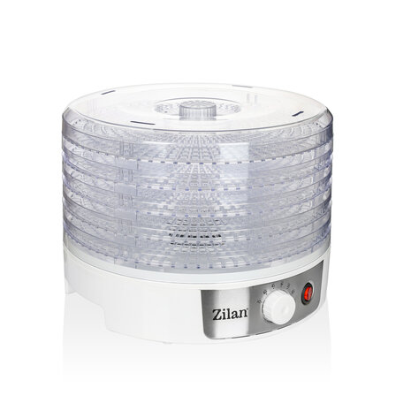 Zilan Voedseldroger ZLN2037 -5 Lagen -250W-BPA vrij -Tot 2 Liter Fruit, Groente, Vlees & Kruiden Drogen