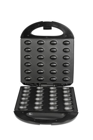 Zilan ZLN-2816 Notenkoekjesmaker XL - Wafelnootjes maker -1600 W -Cake Pop Maker-Anti-aanbak & Cool-Touch -Zwart