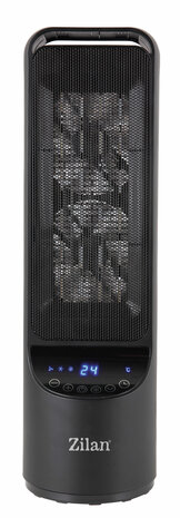 Zilan Keramische Torenkachel &ndash; 2000W &ndash; Elektrische Kachel &ndash; Thermostaat 10-35&deg;C &ndash; Afstandsbediening &ndash; Oscillatie &ndash; Timer &ndash; LED Display &ndash; Zwart