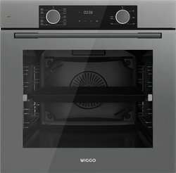 Wiggo WO-BFA610(G) - Inbouw Heteluchtoven - Airfry-functie - 73L - Energieklasse A - Grijs