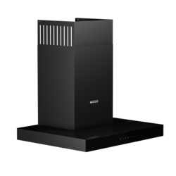 Wiggo - WE-A641T(B) - T-Model - Wandschouw - 60cm - Zwart