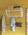 Gorillz Iron - Wandkapstok Met Hoedenplank - 7 Haken Muur Kapstok - Wit