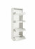 Gorillz Paw Fire - Schoenenrek Opbergrek – Schoenenkast - Schoenenkasten - 51 x 17 x 141 cm - Metaal - Wit