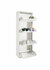 Gorillz Paw Fire - Schoenenrek Opbergrek – Schoenenkast - Schoenenkasten - 51 x 17 x 141 cm - Metaal - Wit